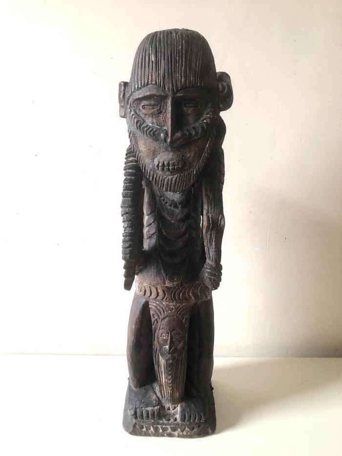 Carved ancestor figure from the collection